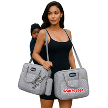 Load image into Gallery viewer, Diaper Bag (Chicco With Stars 4 In 1) - Kyemen Baby Online
