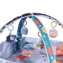 Load image into Gallery viewer, 2 In 1 Cosmic Explora Play Mat &amp; Play Gym With 20 Balls  (50023) - Kyemen Baby Online
