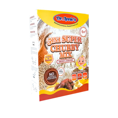 Dr Annie's 5 in 1 Supper Chubby Mix Cereal 6M+ - Kyemen Baby Online