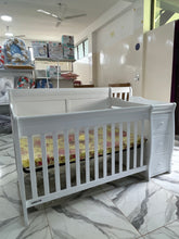 Load image into Gallery viewer, Baby Wooden Cot With Drawer (D08) Baby Bed

