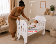 Load image into Gallery viewer, Baby Cot (Cool Baby Wooden Cot) KDD-B2041 Baby Bed / Baby Crib
