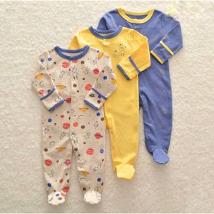 Baby Sleep Suit / Sleep Wear / Overall (Mamas &Papas, 0-6m) 3pcs - Kyemen Baby Online