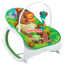 Load image into Gallery viewer, Unique Rocker (Newborn-To- Toddler Portable Rocker) FitchBaby 0047 Green - Kyemen Baby Online
