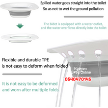 Load image into Gallery viewer, Foldable Sitz Bath With Splasher Tube - Kyemen Baby Online
