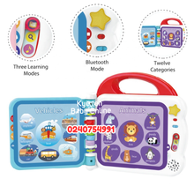Load image into Gallery viewer, Baby Toy (Touch And Teach Words / Talking  Book) Blue 0002 - Kyemen Baby Online
