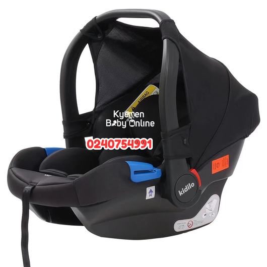 Baby Car Seat Carrier (Kidilo UB516) Black - Kyemen Baby Online