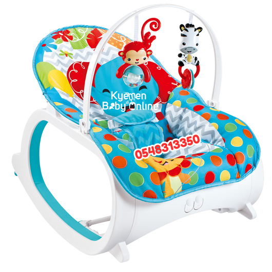 Unique Rocker (Newborn-To- Toddler Portable Rocker) FitchBaby 0048 Blue
