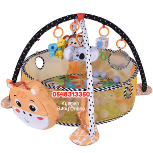 Cocobebe 2 In 1 Play Gym & Ball Pit With 20 Balls (50013) Safari Adventure