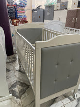 Load image into Gallery viewer, Baby Wooden Cot With Drawer (MC908) Baby Bed (Showroom Display)
