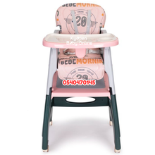 Load image into Gallery viewer, Baby High Chair (2 In 1 Multi-Functional High Chair / Convertible Baby High Chair / Dining High Chair) 7-1 - Kyemen Baby Online
