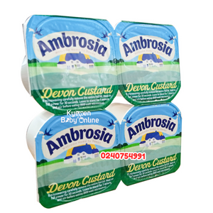 Ambrosia Devon Custard (4pcs) 6m+