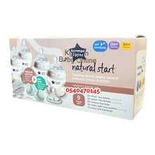Load image into Gallery viewer, Baby Bottle Set (Tommee Tippee Natural Start Newborn Starter Set) 9pcs - Kyemen Baby Online

