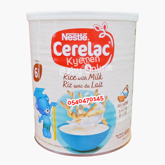 Cerelac Rice With Milk(Can, 400g) 6m+ - Kyemen Baby Online