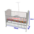 Load image into Gallery viewer, Baby Wooden Cot / Baby Bed / Baby Crib (WBB948) - Kyemen Baby Online
