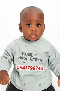 Baby Bib Apron ( Long Sleeves Type 2) Dr. Annie's - Kyemen Baby Online