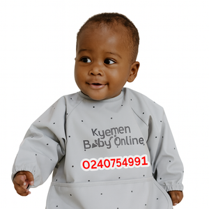 Baby Bib Apron ( Long Sleeves Type 2) Dr. Annie's - Kyemen Baby Online