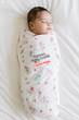 Load image into Gallery viewer, 4 In 1 Coloured Cot Sheet / Receiving Blanket (Baby Of Mine) 150cm * 100cm - Kyemen Baby Online
