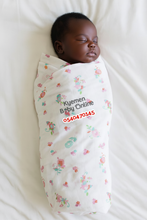 Load image into Gallery viewer, 4 In 1 Coloured Cot Sheet / Receiving Blanket (Baby Of Mine) 150cm * 100cm - Kyemen Baby Online
