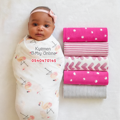 4 In 1 Coloured Cot Sheet (Kolaco) 30in * 30in - Kyemen Baby Online