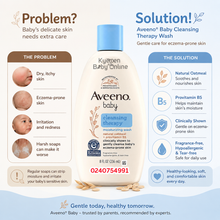 Load image into Gallery viewer, Aveeno Cleansing Eczema Therapy Moisturizing Wash (236ml)
