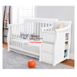 Load image into Gallery viewer, Baby Wooden Cot With Drawer (D08) Baby Bed
