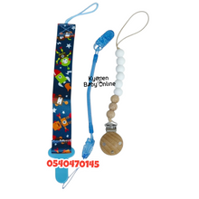 Load image into Gallery viewer, Baby Pacifier Clip Holder (Multicoloured)
