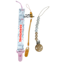 Load image into Gallery viewer, Baby Pacifier Clip Holder (Multicoloured)
