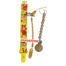Load image into Gallery viewer, Baby Pacifier Clip Holder (Multicoloured)
