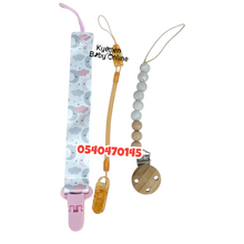 Load image into Gallery viewer, Baby Pacifier Clip Holder (Multicoloured)
