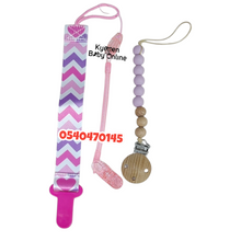 Load image into Gallery viewer, Baby Pacifier Clip Holder (Multicoloured)
