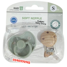 Load image into Gallery viewer, Baby Pacifier With Clip(Soft Nipple)
