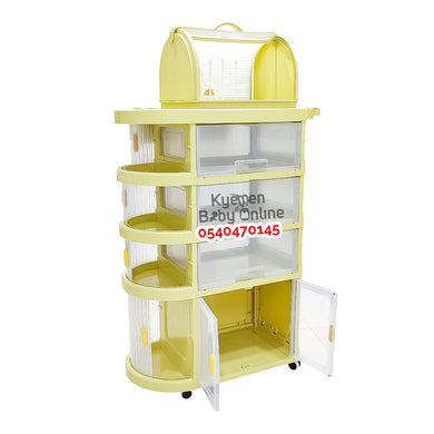 Baby Storage Container With Bottle Rack - Kyemen Baby Online