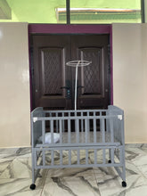 Load image into Gallery viewer, Baby Cot (Cool Baby Wooden Cot) KDD-902Baby Bed / Baby Crib Grey - Kyemen Baby Online
