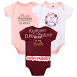 Load image into Gallery viewer, Baby Bodysuit (3 Pieces)Mommy is my bestie.
