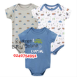 Load image into Gallery viewer, Baby Bodysuit (3 pieces) Let’s Go Camping
