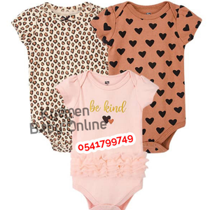 Baby Body Suit (Be Kind) 3pcs