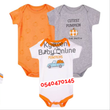 Load image into Gallery viewer, Baby Bodysuit (3 Pieces) Pumpkins
