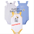 Load image into Gallery viewer, Baby Body Suit (Bee Kind) Sleeveless 3pcs
