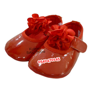 Baby Shoes (Funny- Flower Band)