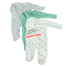 Load image into Gallery viewer, Baby Sleep Suit / Sleep Wear / Overall (Mamas And Papas 3pcs) 0-3m - Kyemen Baby Online
