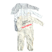 Load image into Gallery viewer, Baby Sleep Suit / Sleep Wear / Overall (Mamas And Papas 3pcs) 6-9 Months. - Kyemen Baby Online
