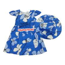 Load image into Gallery viewer, Baby Girl Dress Blue 2 (Tiaghrb) - Kyemen Baby Online
