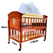 Load image into Gallery viewer, 2 In 1 Baby Wooden Cot With Drawer (612) Baby Bed / Baby Crib - Kyemen Baby Online
