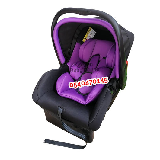 Seat Carrier With Base (011-5988882 )Black And Purple - Kyemen Baby Online