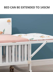 Baby Wooden White Cot (Sweet Dreams 707)Baby Bed/Baby Crib - Kyemen Baby Online
