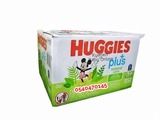 Baby Wipes (Huggies Natural Care Sensitive And Fragrance Free) - Kyemen Baby Online