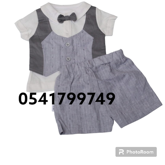 Baby Boy Cotton Shorts and Top (Jolly Joy) - Kyemen Baby Online