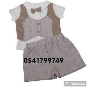 Baby Boy Cotton Shorts and Top (Jolly Joy) - Kyemen Baby Online