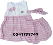 Load image into Gallery viewer, Baby Girl Cotton Dress with headband (Nehad) - Kyemen Baby Online
