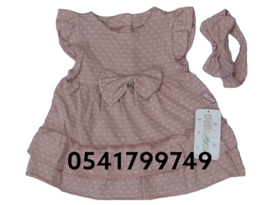 Baby Girl Dress With Bowtie (Bello Joy ) - Kyemen Baby Online